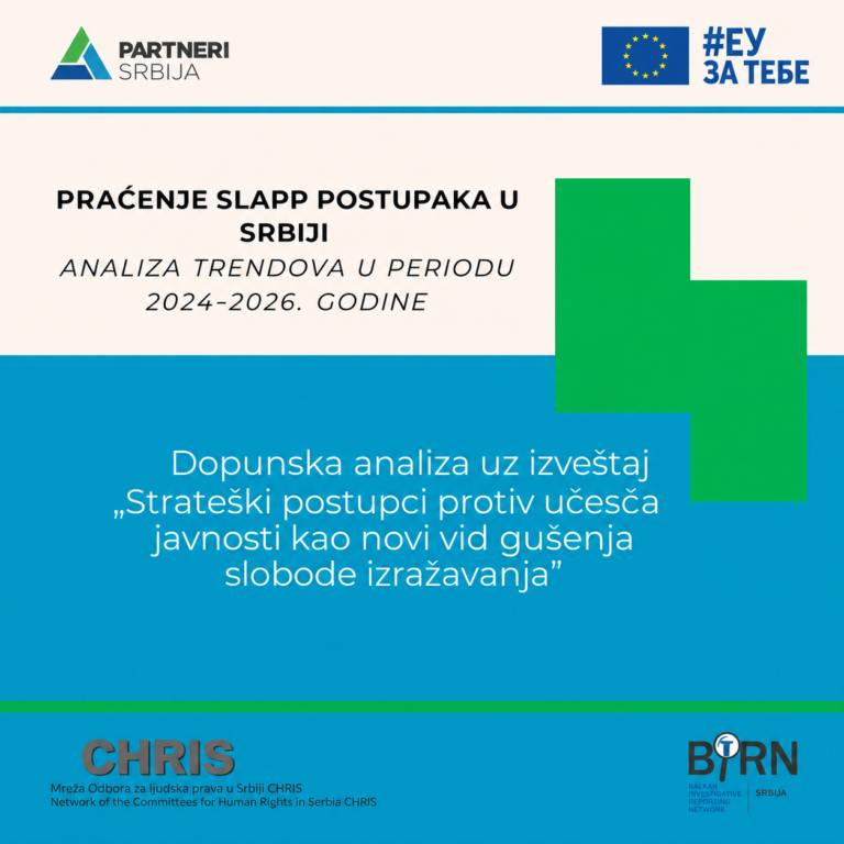 Serbian SLAPP Analysis Report Cover